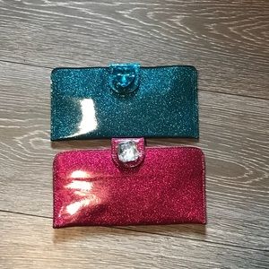 Two glittery Deux Lux wallets!